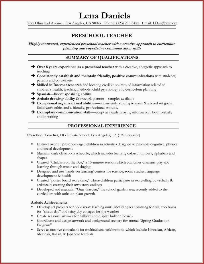 sample resume for teachers without experience philippines