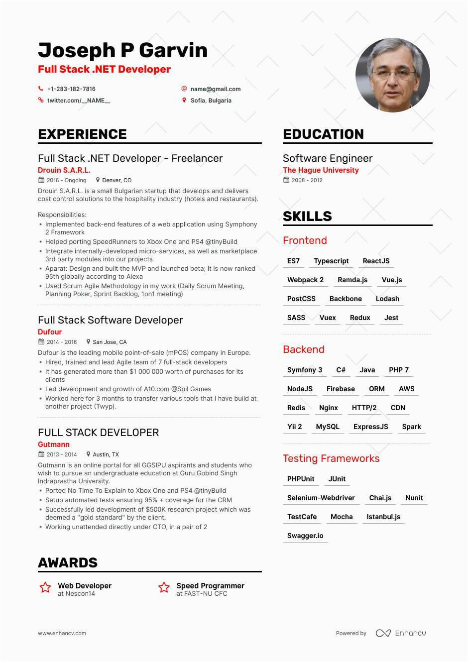 Sample Resume Of Full Stack Developer Full Stack Developer Resume 8 Step Ultimate Guide for