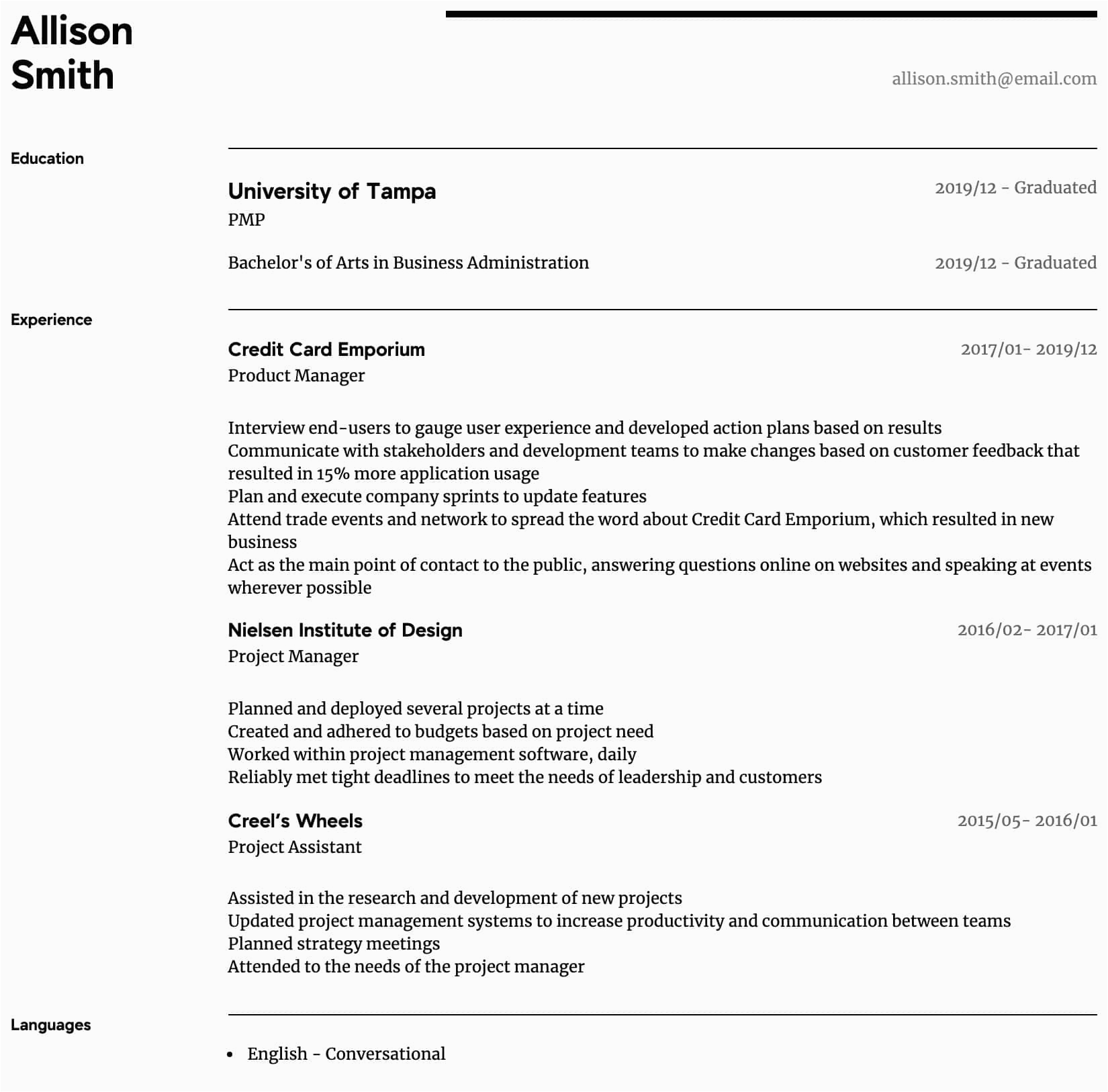 Sample Resume Relevant Skills and Experience Program Manager Resume Samples