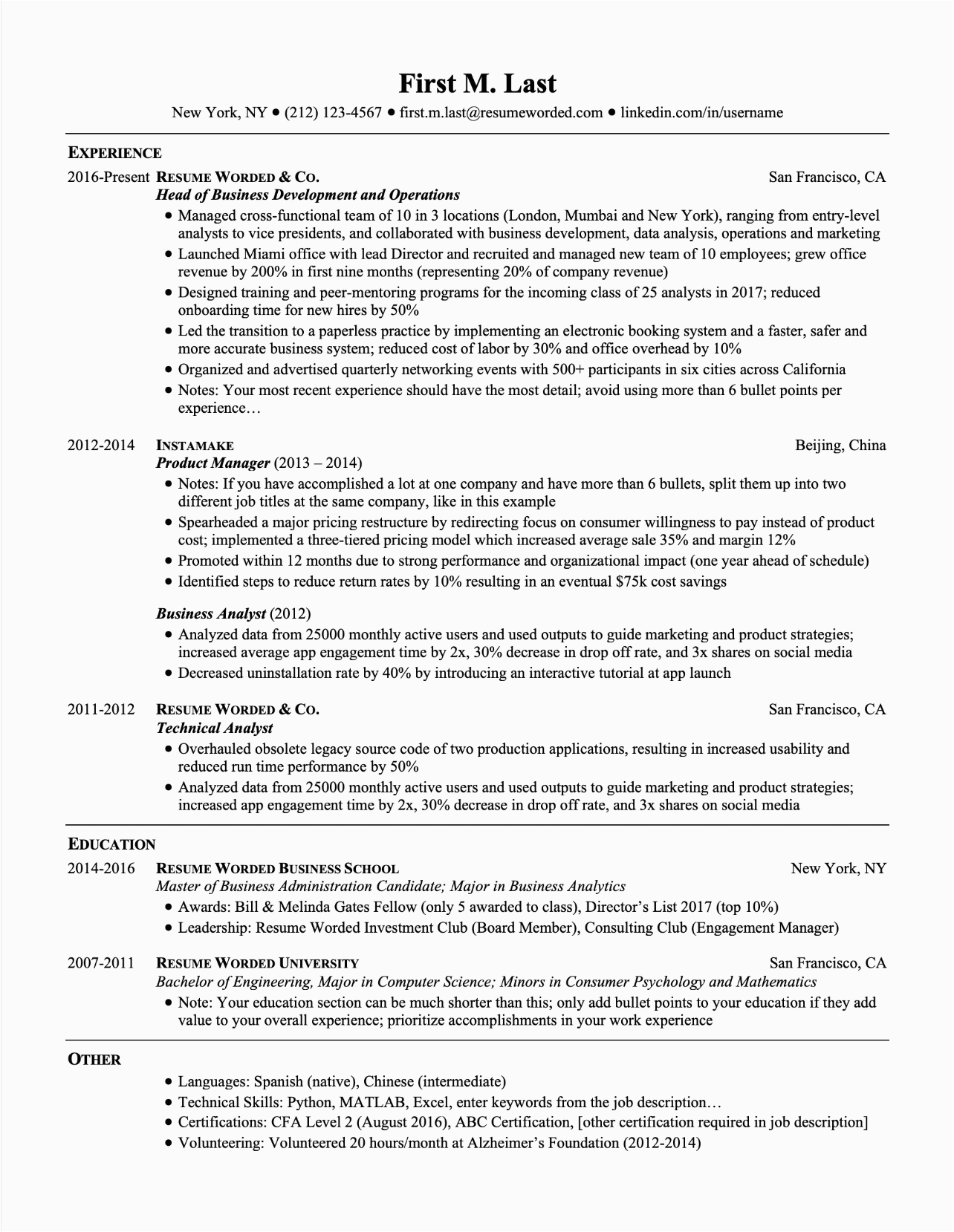 Sample Resume Same Company Multiple Positions Professional Sample Resume Multiple Positions Same Pany