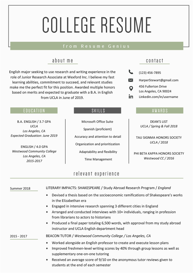 Student Resume for College Applications Sample College Student Resume Sample & Writing Tips Student Resume for College Applications Sample College Student Resume Sample & Writing Tips