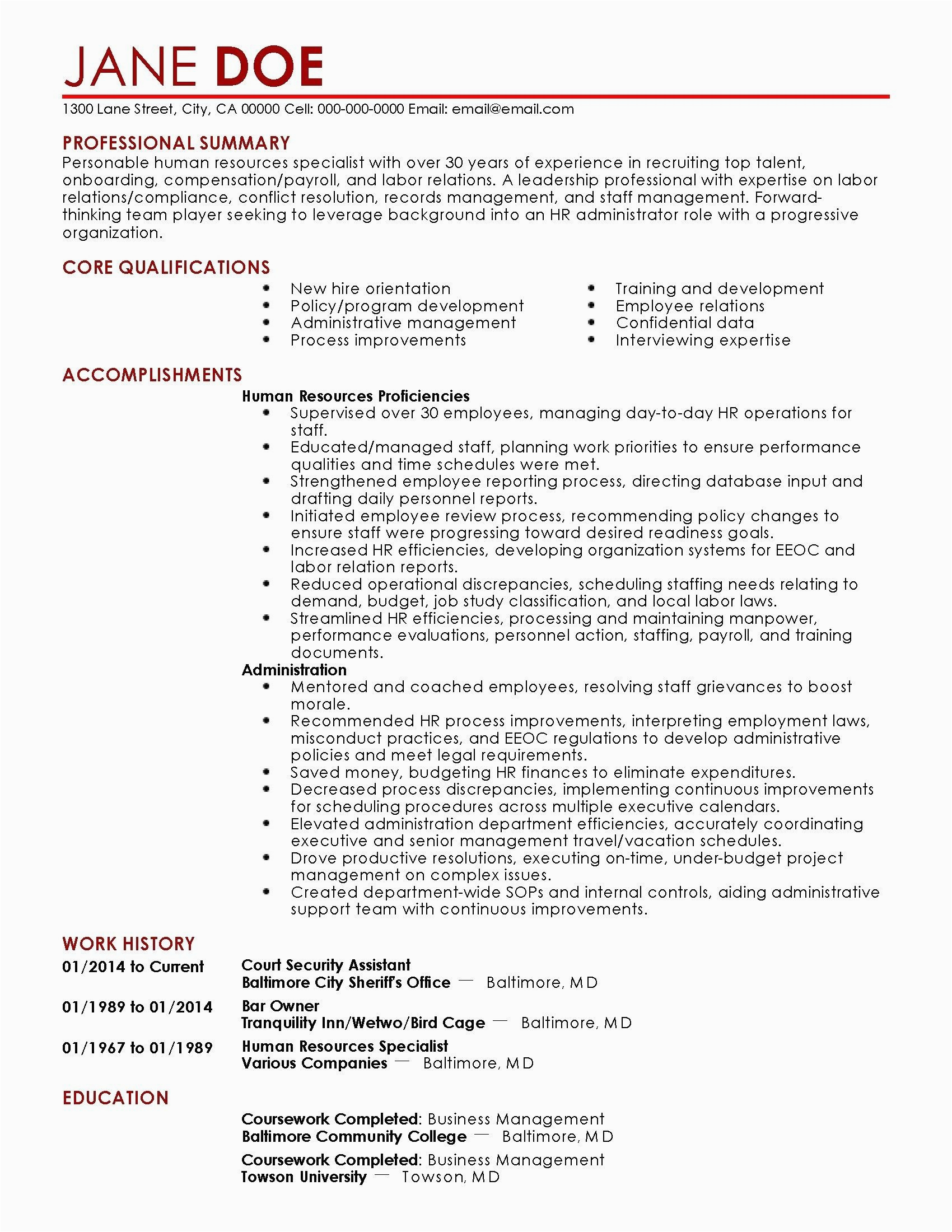Summary Of Qualifications Sample Resume for Administrative assistant Pin On Resume Templates
