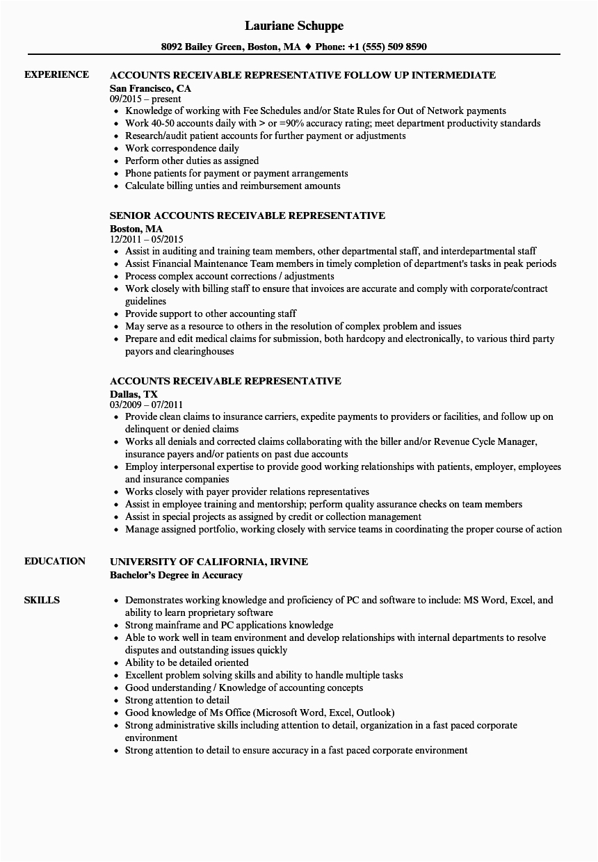 Accounts Payable and Receivable Resume Sample 12 Accounts Payable Sample Resumes Radaircars