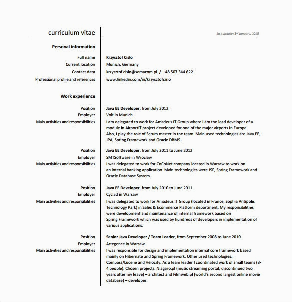 Junior Java Developer Resume Sample Pdf 10 Java Developer Resume Templates Doc Pdf Junior Java Developer Resume Sample Pdf 10 Java Developer Resume Templates Doc Pdf