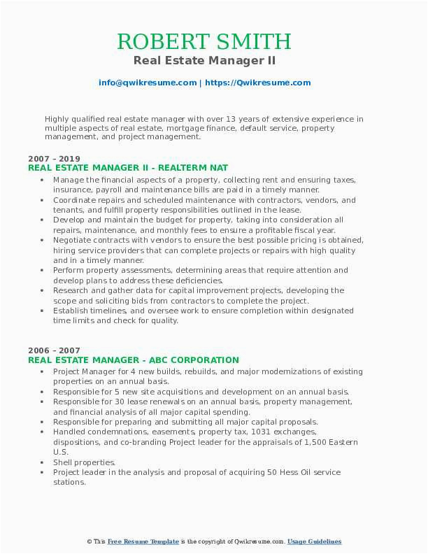 Real Estate Manager Resume Sample India Real Estate Manager Resume Samples