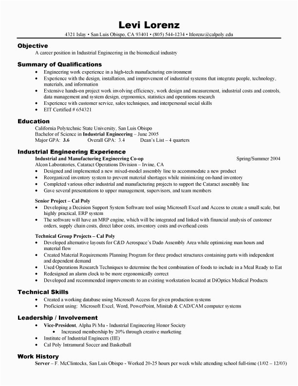 Resume Samples for Engineering Students In College Engineering College Student Resume Examples 4