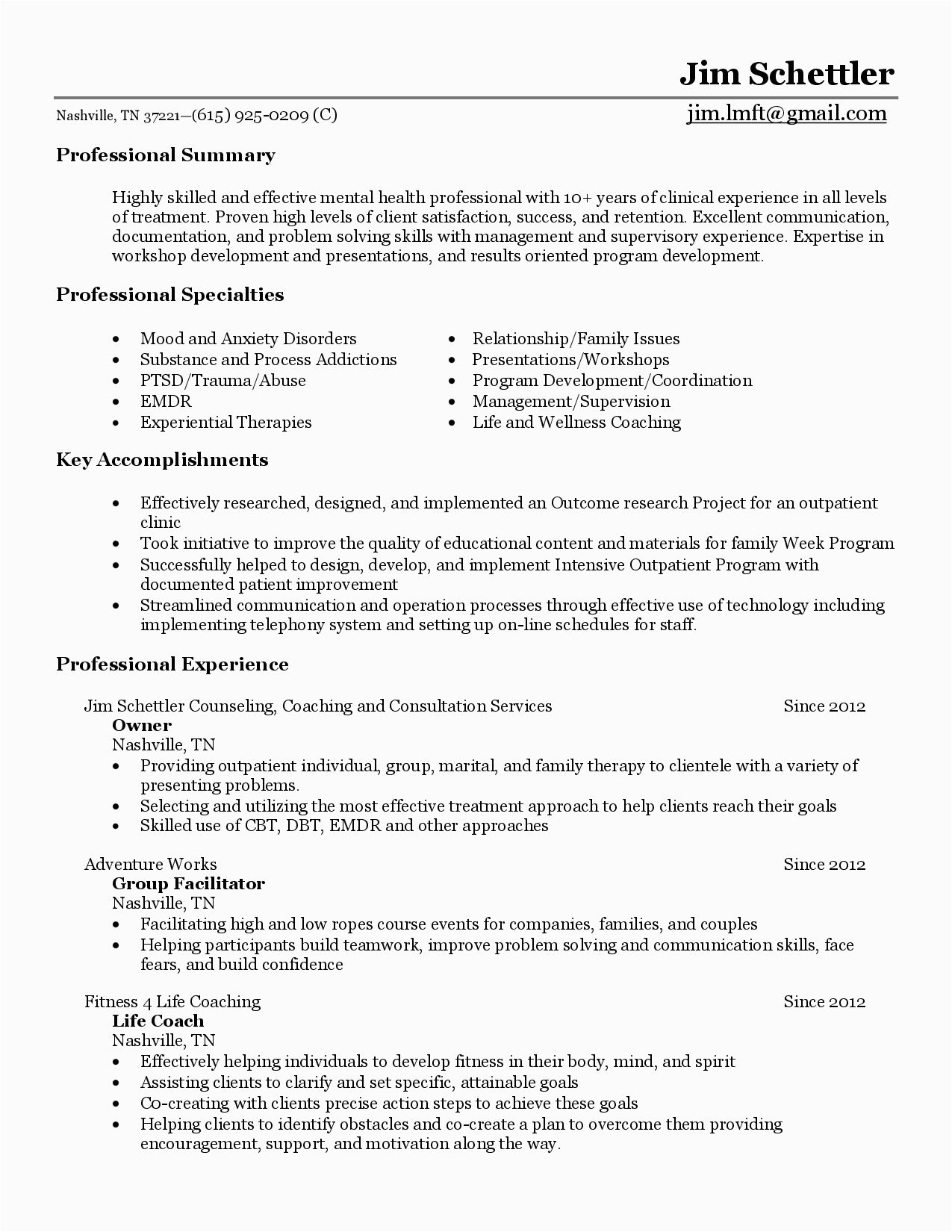 Resume Samples for Mental Health Counselors Counselor Resumes Samples – Salescvfo