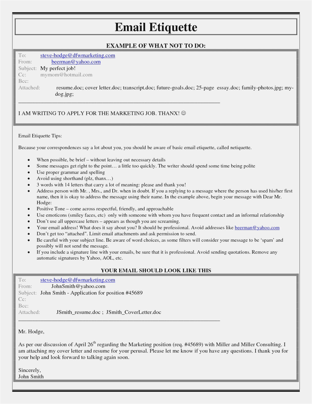 Sample Of Sending Resume by Email 14 Ways How to Get the Most From This Sending Resume