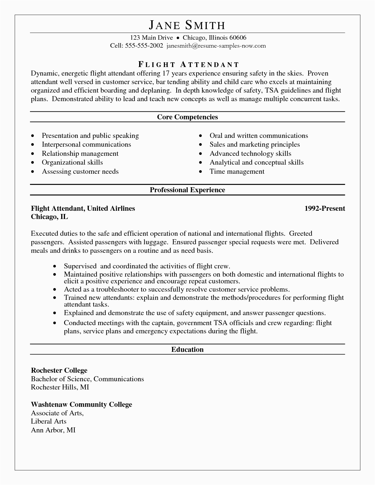 Sample Of Skills and Competencies In Resume Core Petencies Resume
