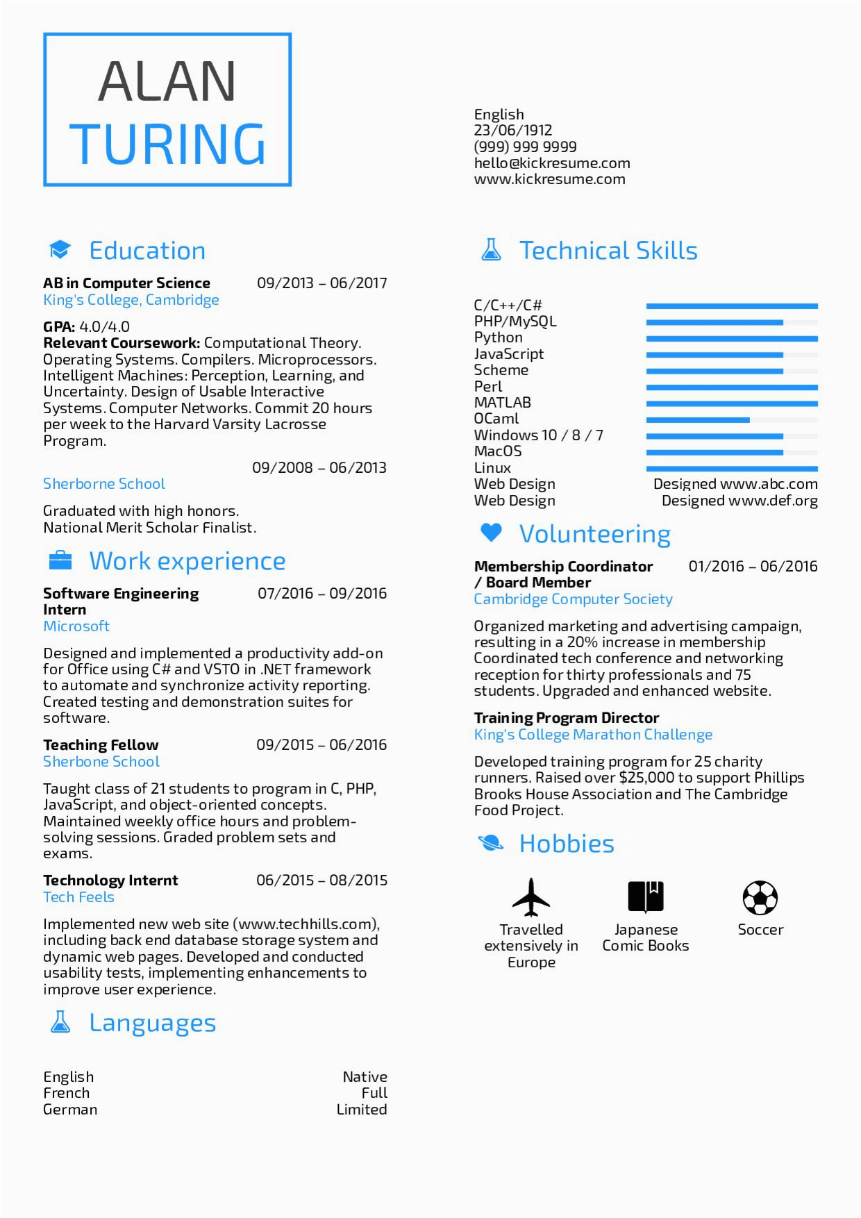 Sample Resume for Arts and Science Students Puter Science Resume Example Lovely Resume Examples by