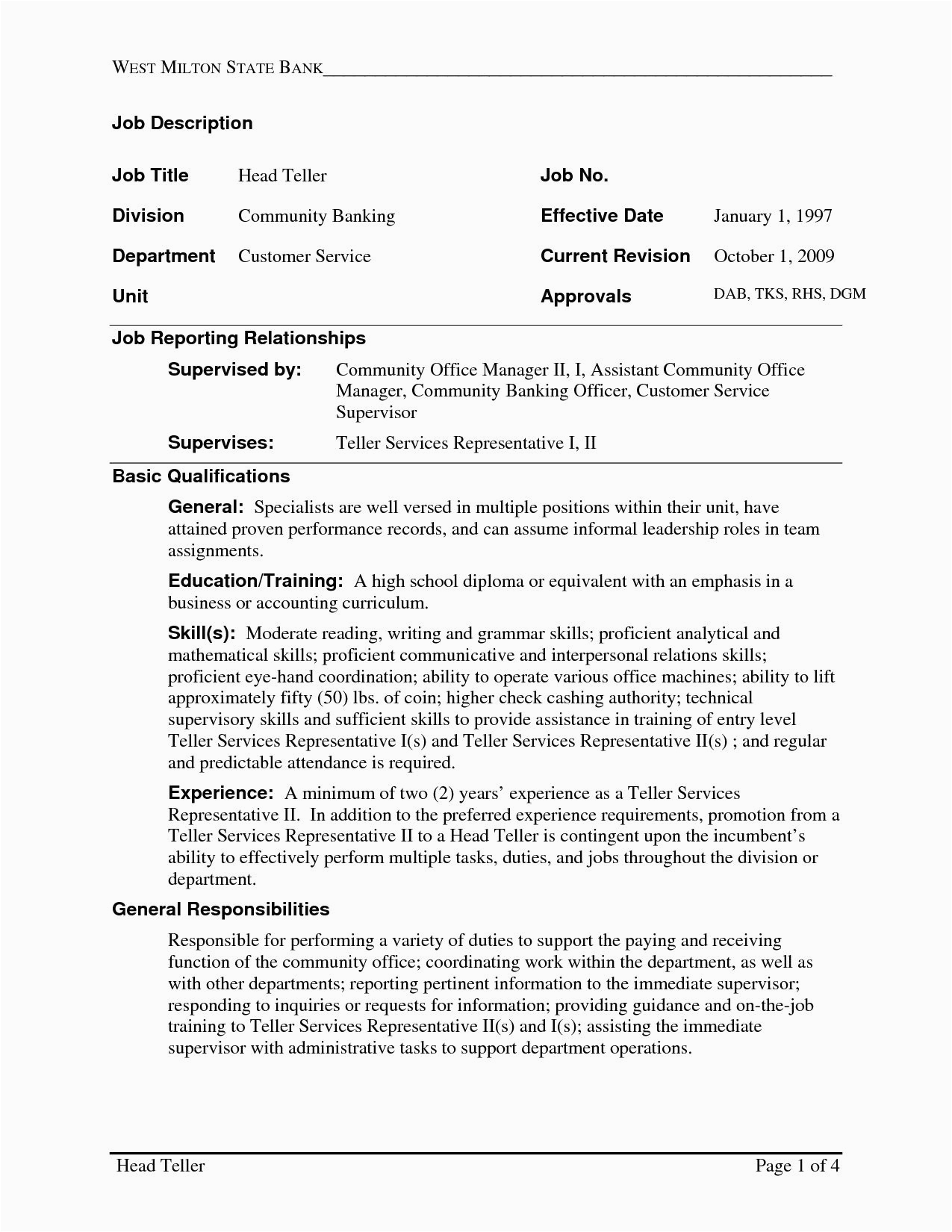 Sample Resume for Bank Jobs with No Experience Bank Teller Resume with No Experience topresume