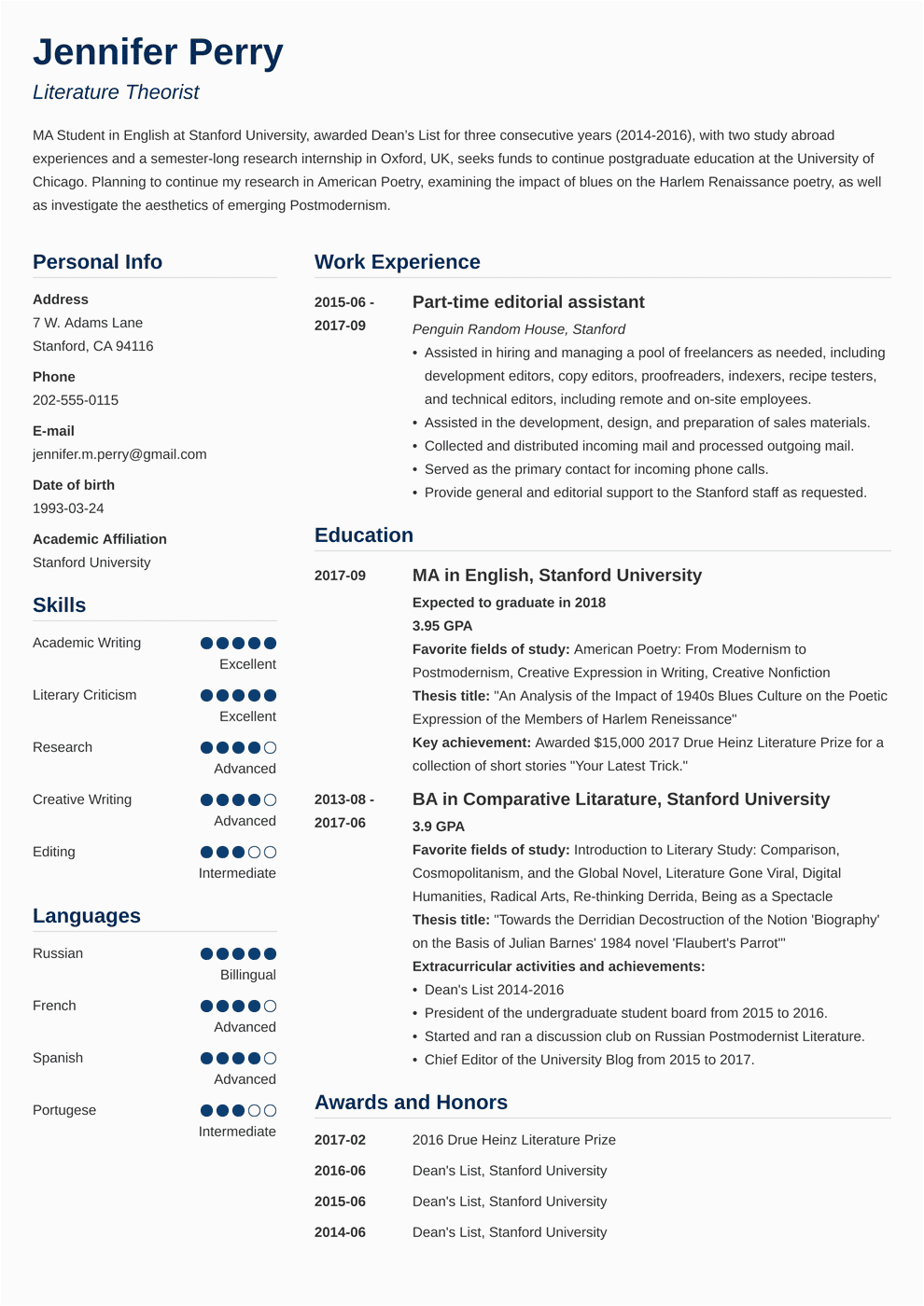 Sample Resume for College Scholarship Application Scholarship Resume Examples [ Template with Objective]