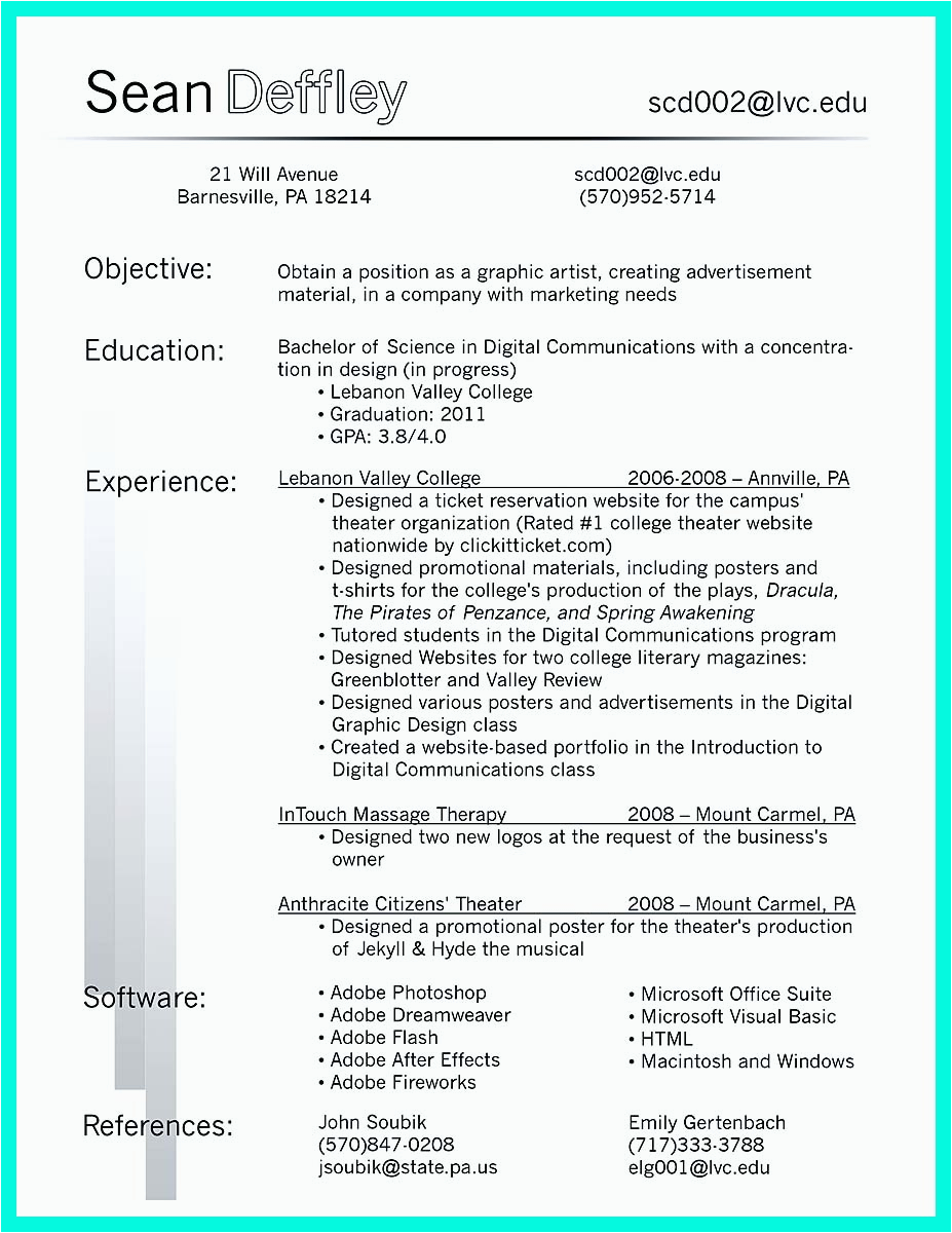 Sample Resume for Computer Science Faculty the Best Puter Science Resume Sample Collection