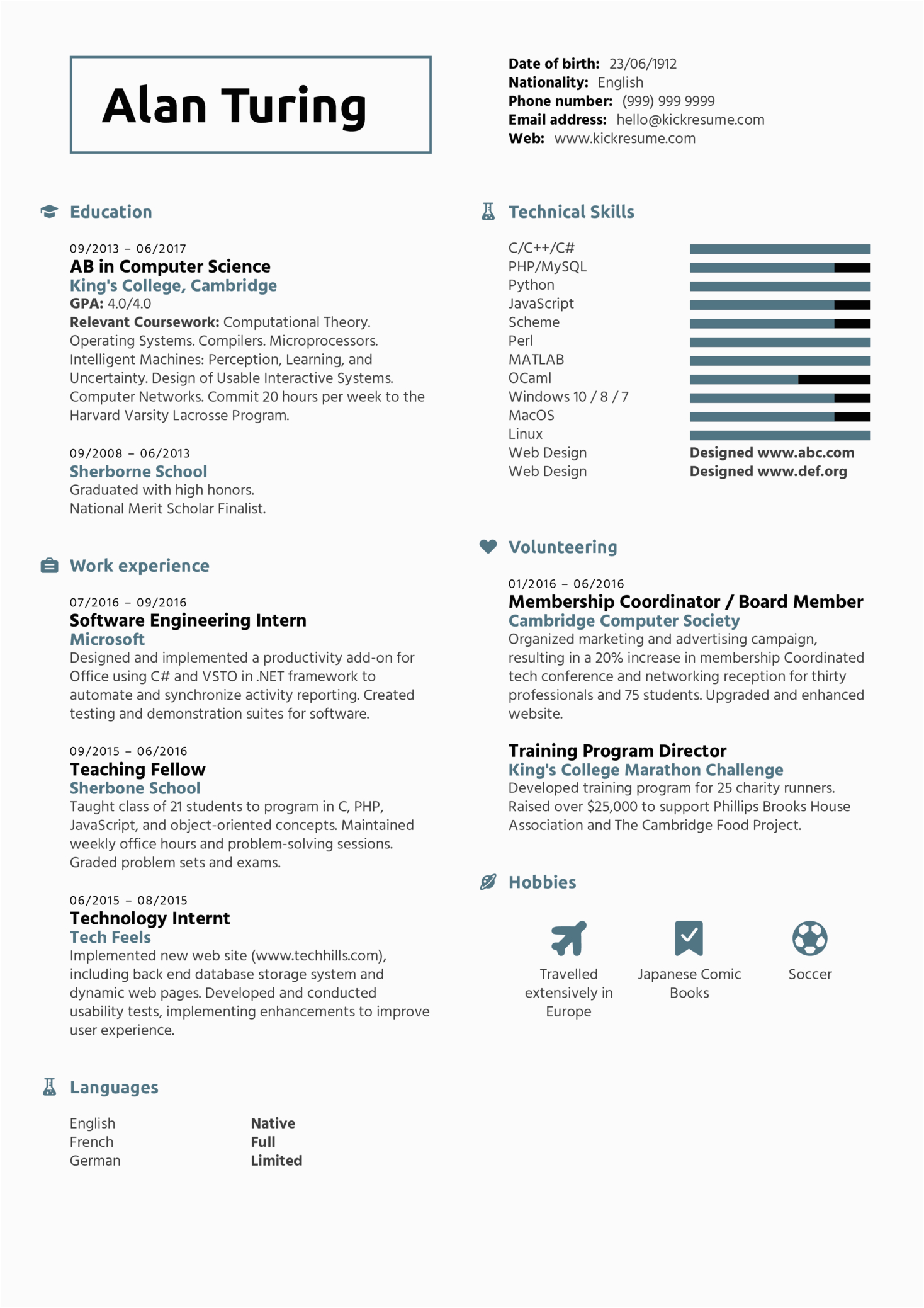 Sample Resume for Computer Science Student Resume Examples by Real People Student Resume Puter