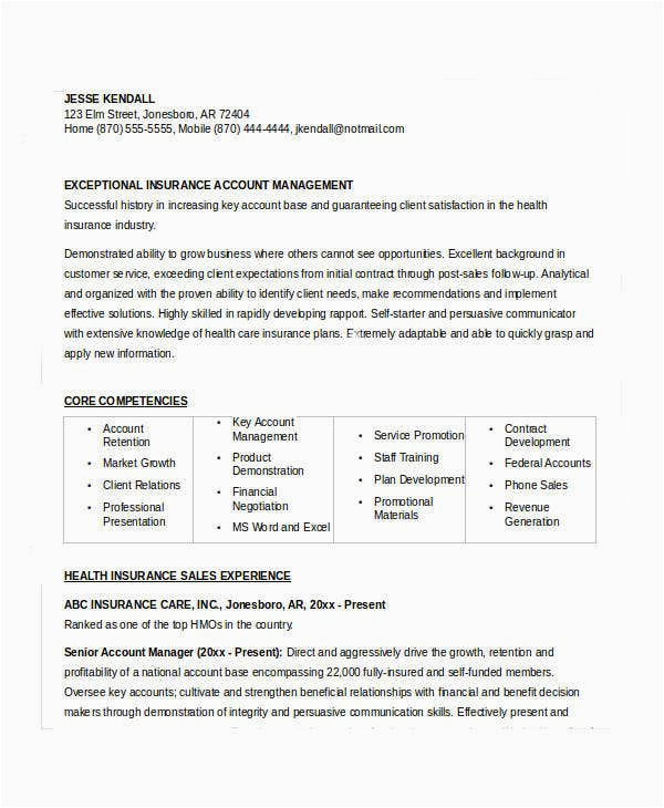 Sample Resume for Insurance Branch Manager Manager Resume Sample Template 48 Free Word Pdf