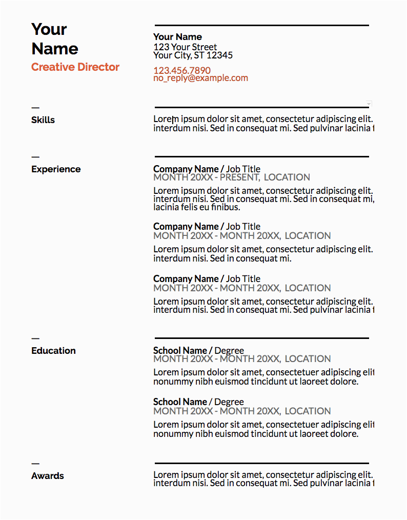 Sample Resume if You Never Had A Job 5 Free Resume Templates You Never Knew You Had