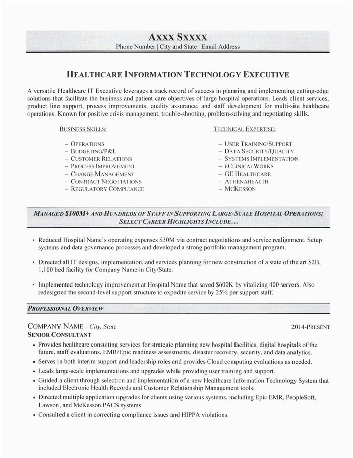 Sample Resume Objective for Information Technology Information Technology Resume