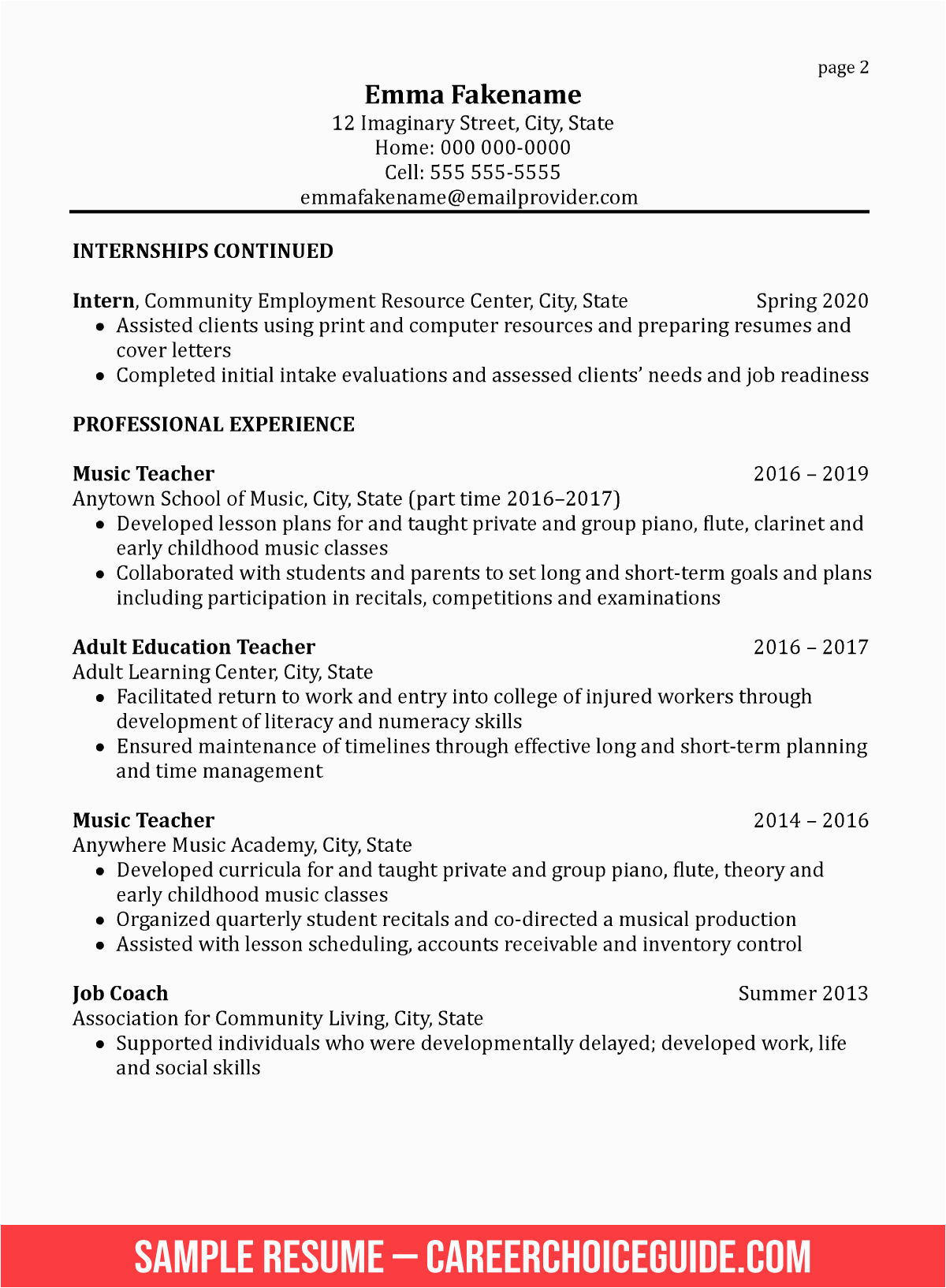 Sample Resume Summary for Career Change Career Change Resume Sample and Tips