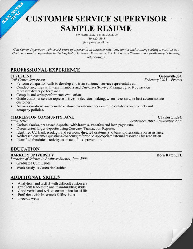 Summary Of Qualifications Sample Resume for Customer Service Resume format Resume Examples Customer Service