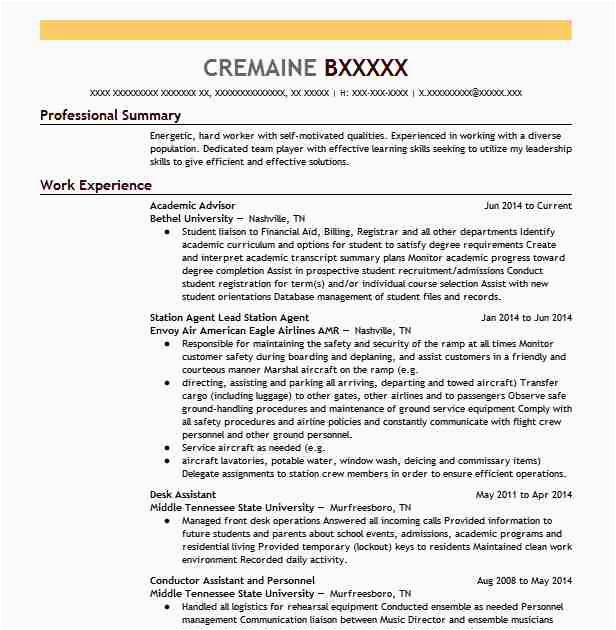 Entry Level Academic Advisor Resume Sample Sample Resume Objectives for College Graduates New Sample V