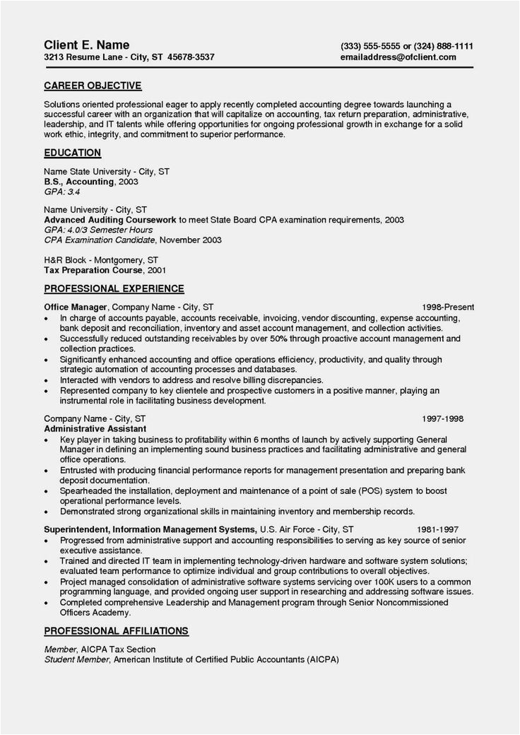 Entry Level Accounting Jobs Resume Sample Entry Level Accounting Resume Resume Template Cover Letter