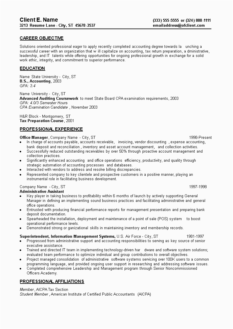 Entry Level Administrative assistant Resume Sample Entry Level Resume for Administrative assistant