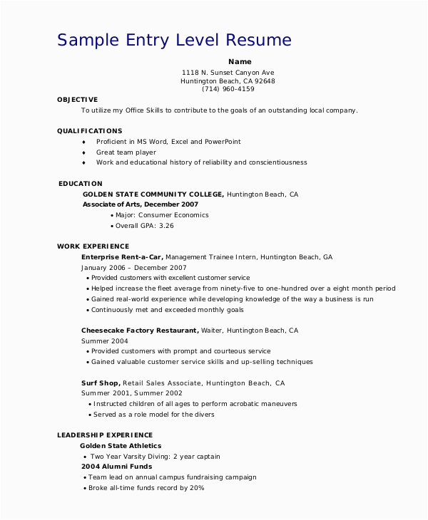 Entry Level Sales associate Resume Sample Free 8 Sample Sales associate Resume Templates In Pdf