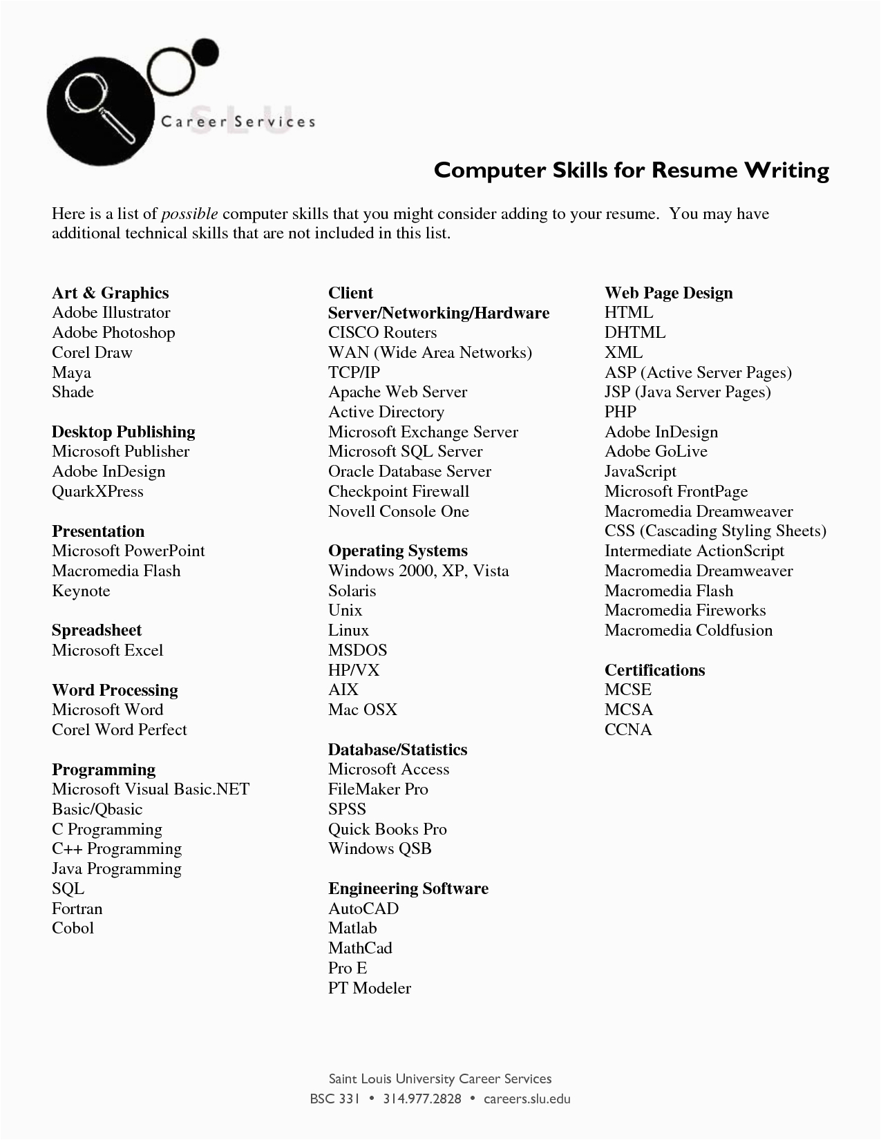 List Of Computer Skills Resume Sample Pin by Maria Johnson On Work Resumes and Cover Letters
