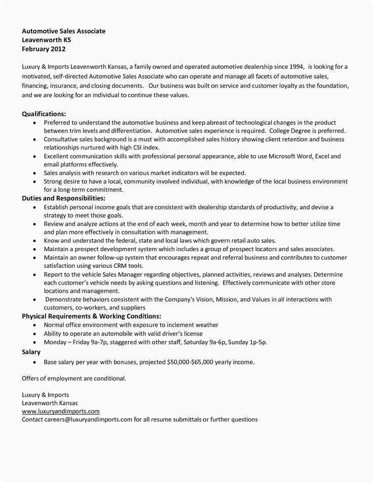 Luxury Retail Sales associate Resume Sample 50 Best Luxury Retail Sales associate Resume In 2020