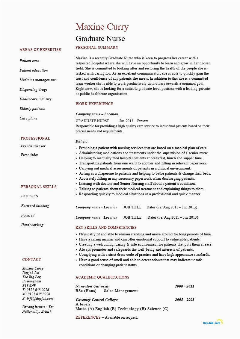 Registered Nurse Resume Sample format Australia Registered Nurse Resume Sample format Australia December 2020