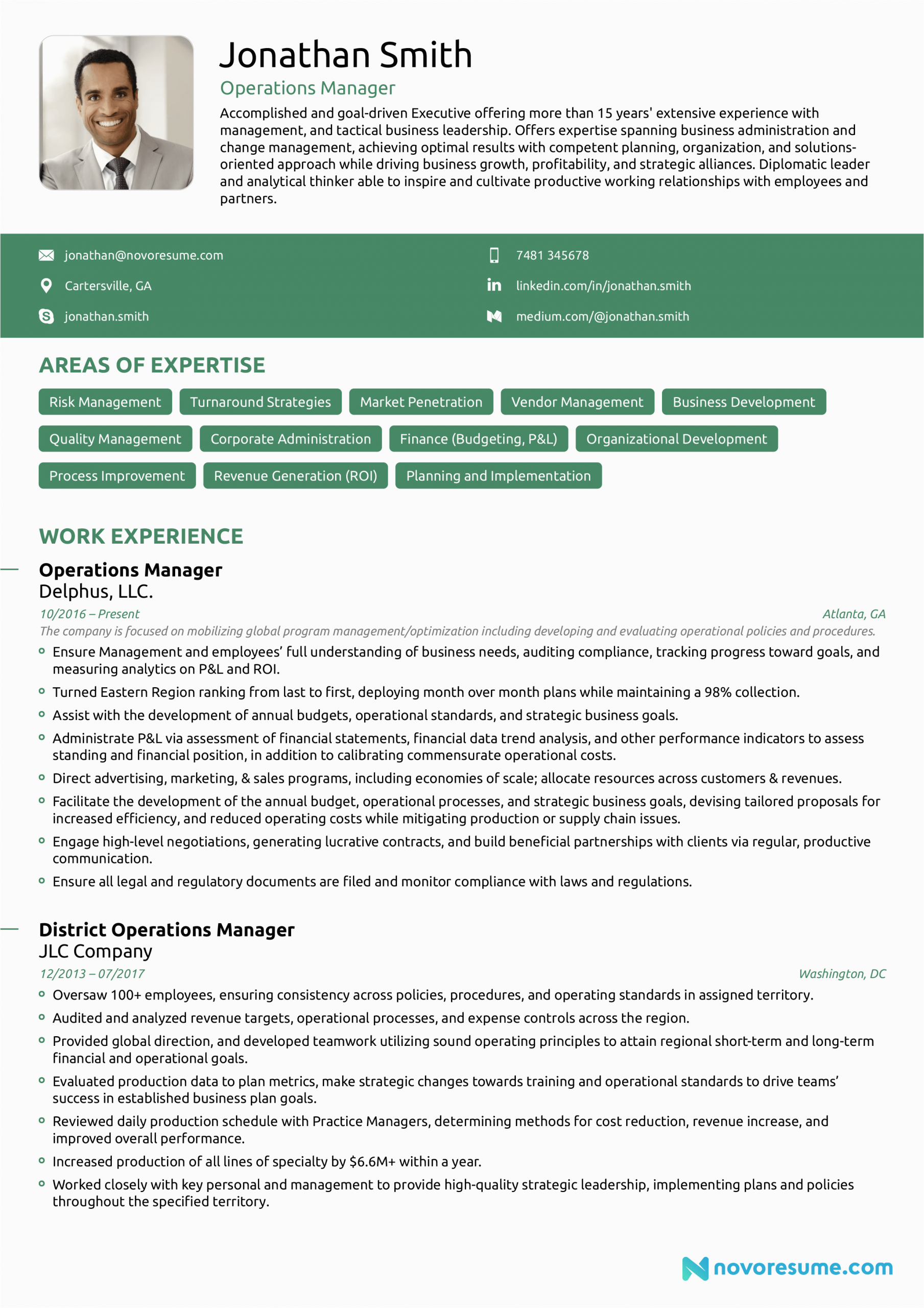 Resume Summary Sample for Operations Manager Operations Manager Resume Examples & Guide for 2021