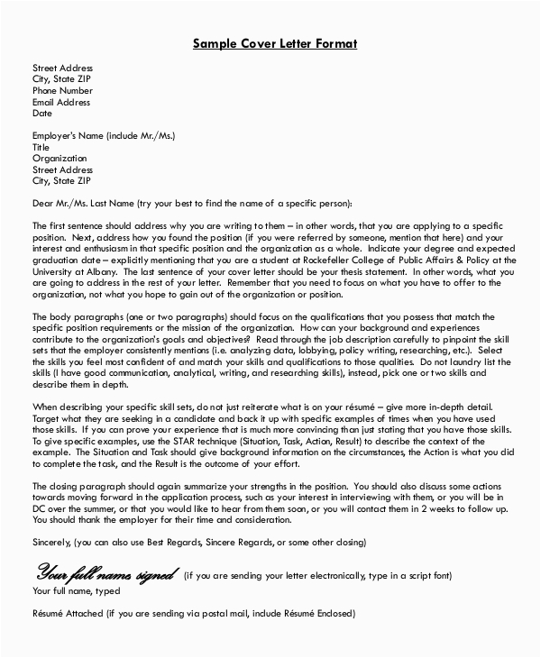 Resume with Cover Letter Sample Pdf Free 8 Sample Resume Cover Letter formats In Ms Word