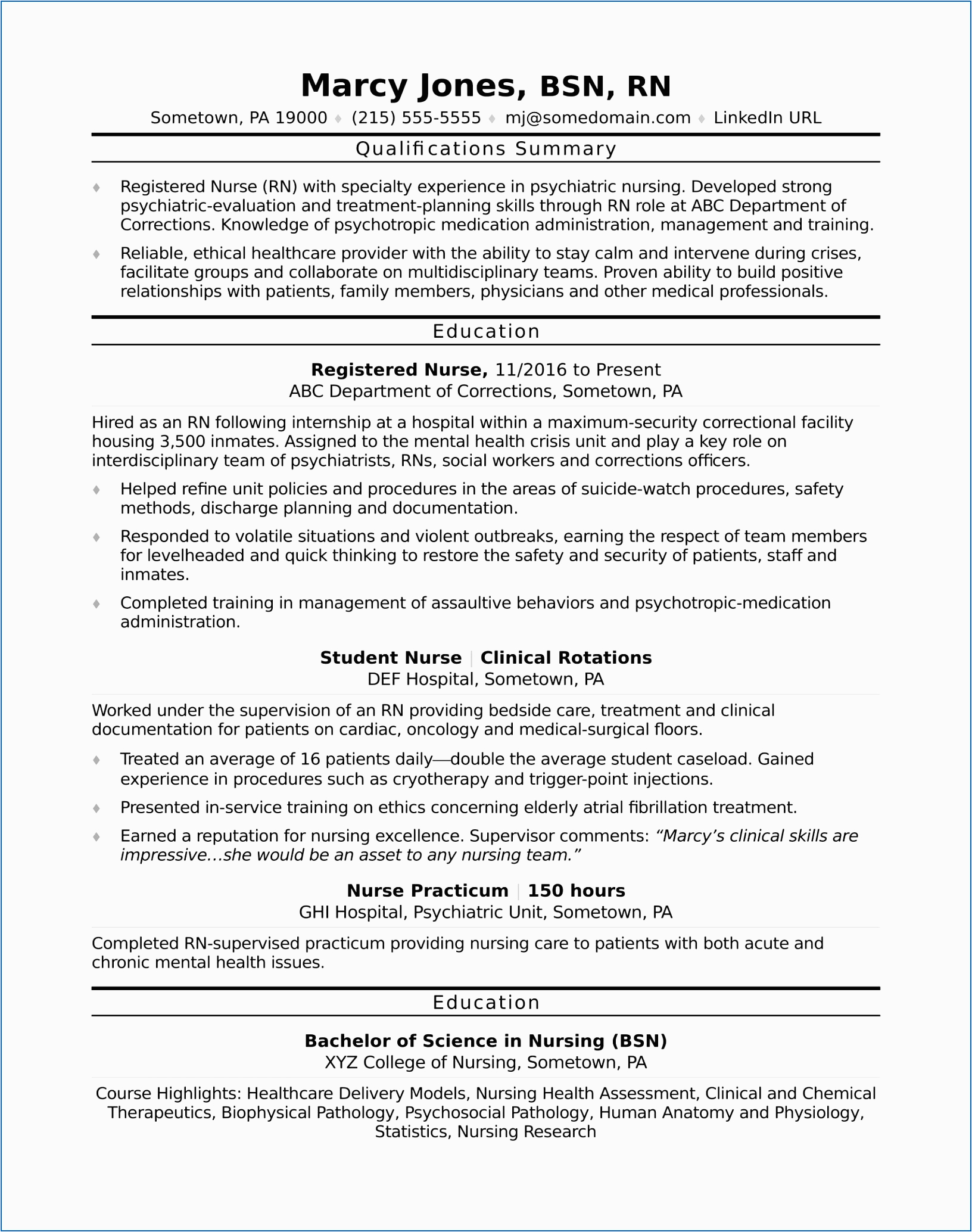 Sample Professional Summary for Nursing Resume 12 Professional Summary Examples for Nurses Radaircars