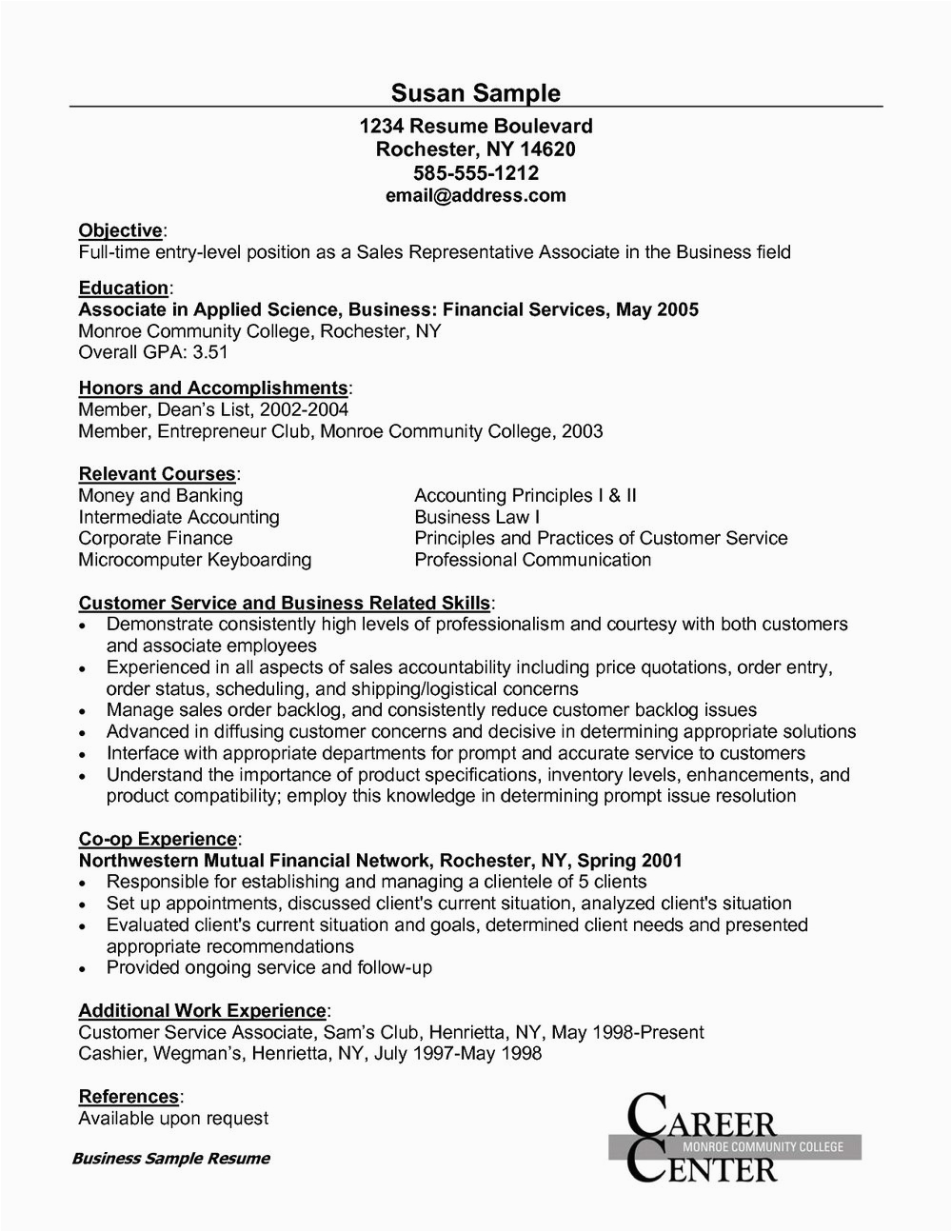 Sample Resume Administrative assistant Customer Service Sample Resume for Customer Service assistant
