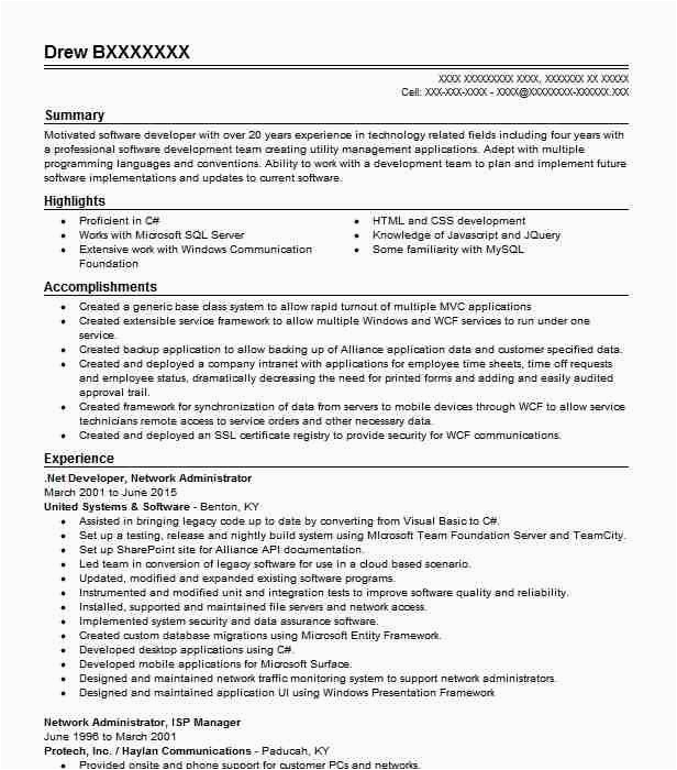 Sample Resume for 20 Years Experience 20 Years Experience