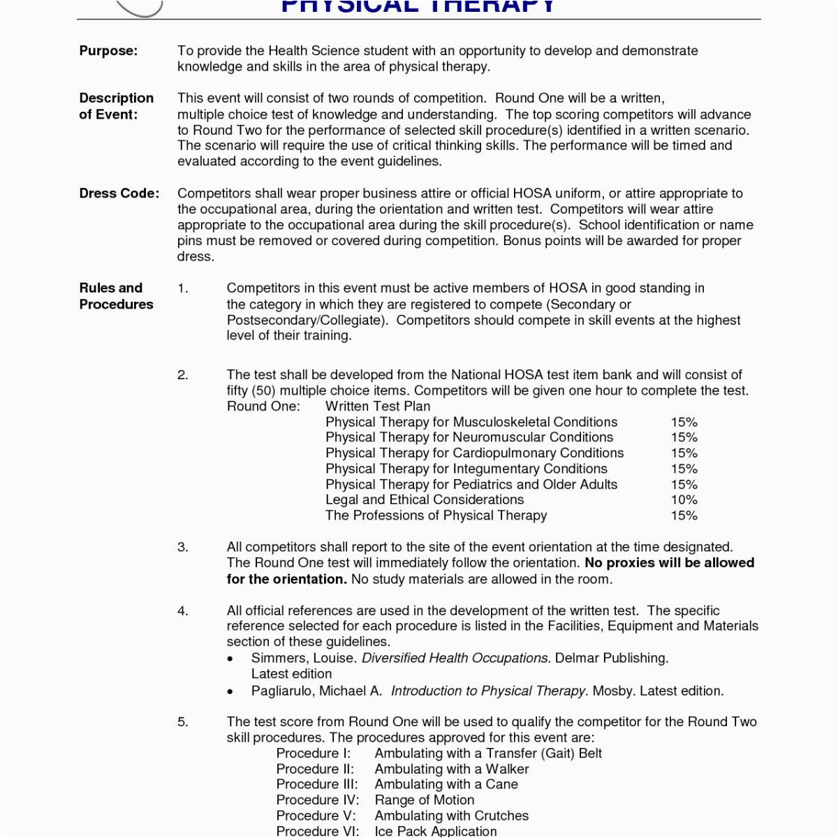 Sample Resume for Applying to Physical therapy School 8 Letter Re Mendation for Physical therapy School