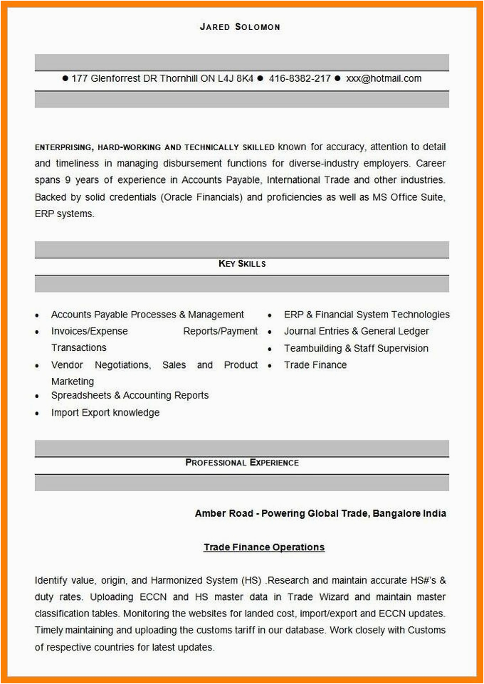 Sample Resume for Cost Accountant In India Accountant Resume Samples India Chartered Indian assistant
