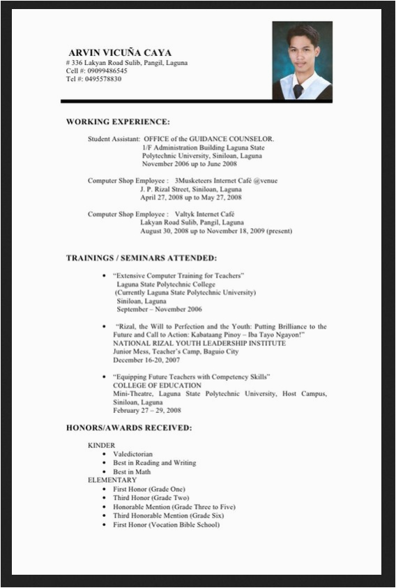 Sample Resume for Cpa Fresh Graduate Philippines 33 Info Graduate Cv Example Pdf Printable Pdf Docx