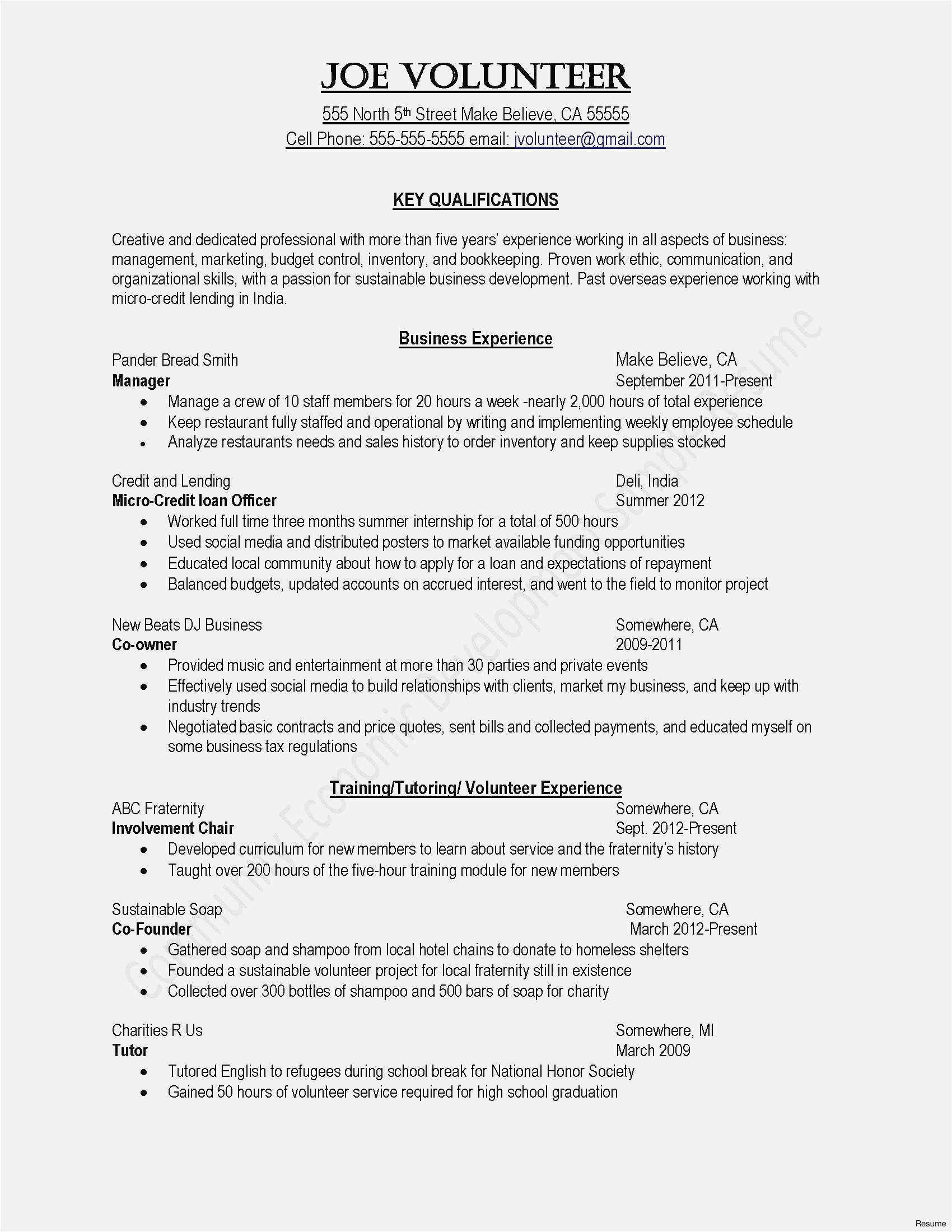Sample Resume for Freelance Content Writer 11 Freelance Writer Resume Template Collection
