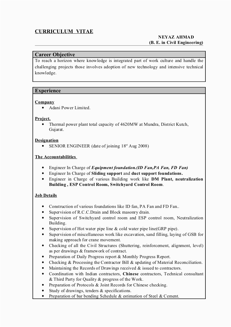 Sample Resume for Job Application Abroad Abroad Resume New