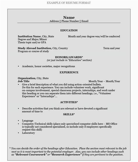 Sample Resume for Job Application Abroad Work Abroad Resume format for Abroad Job Best Resume