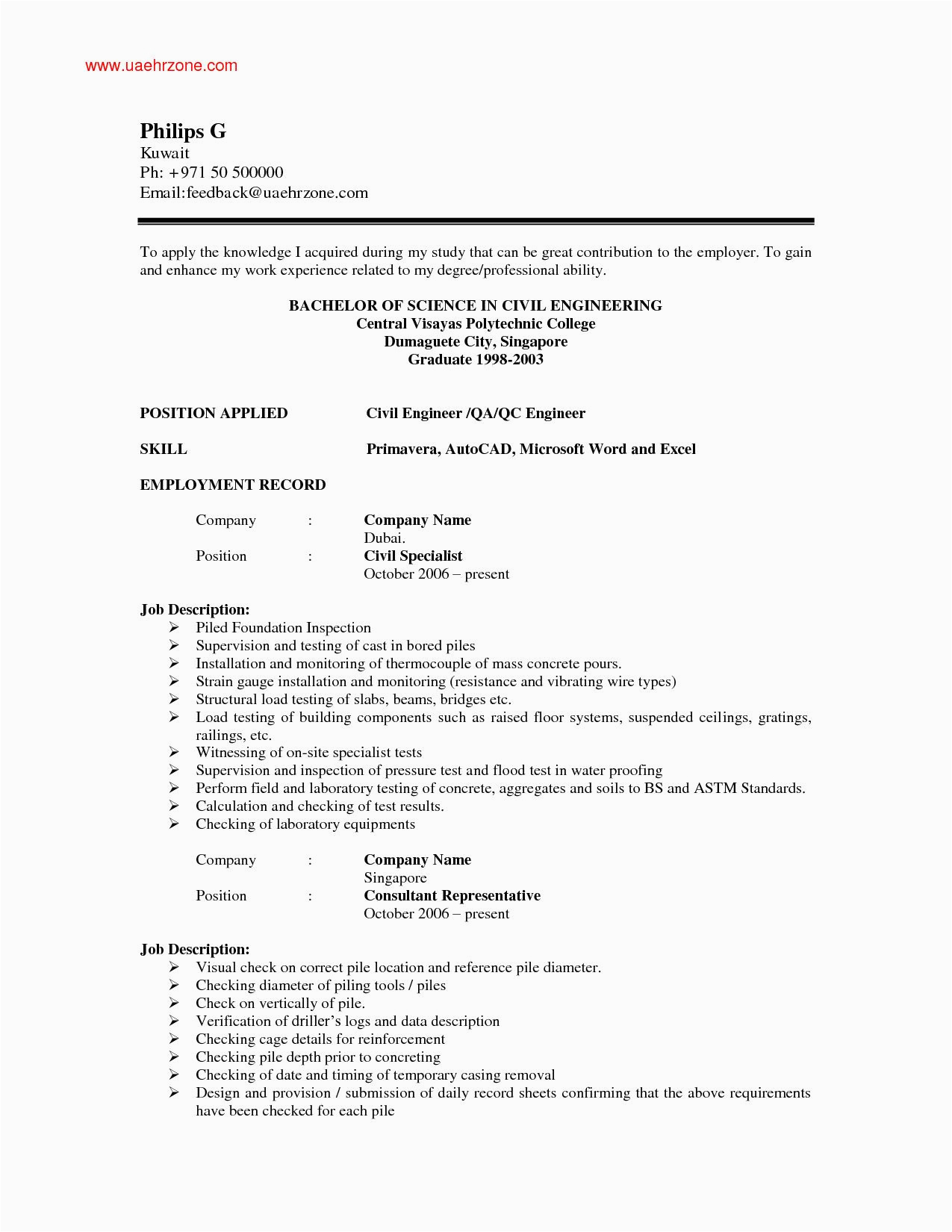 Sample Resume for Job Application for Fresh Graduate Pdf Sample Resume for Job Application for Fresh Graduate Pdf