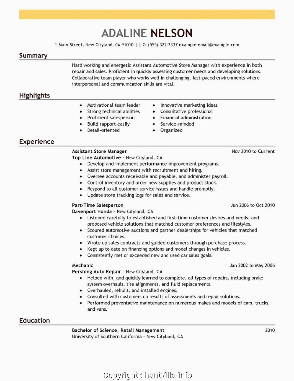Sample Resume for Sm Department Store assistant Store Manager Resume Elegant Print Store Manager