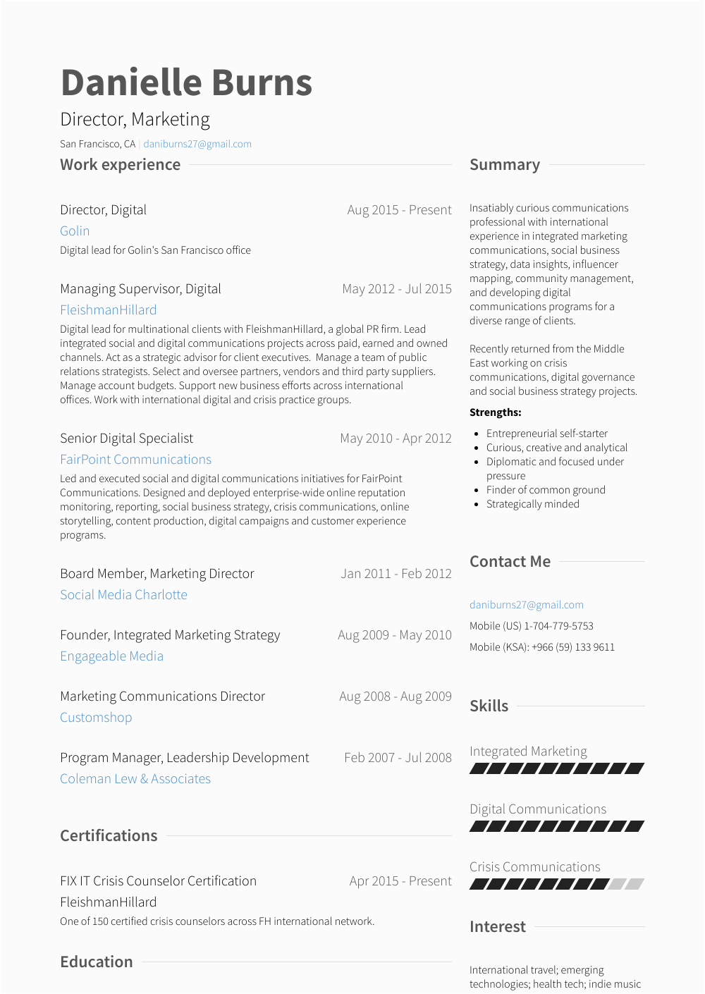 Sample Resume for social Media Specialist social Media Specialist Resume Samples and Templates