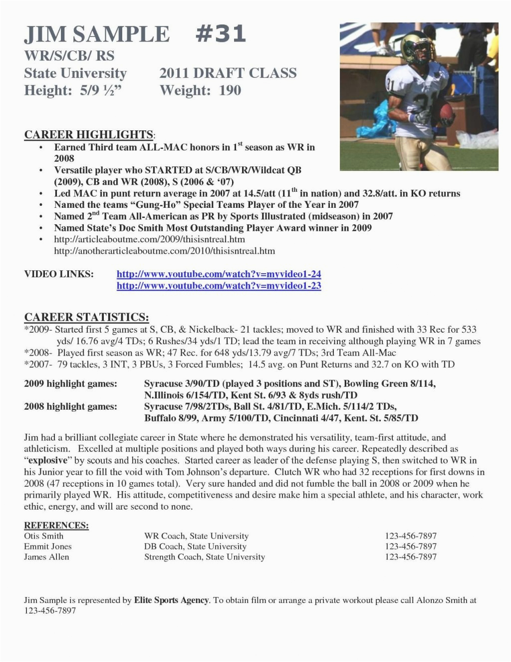 Sample Resume Hockey Player Profile Template the Best Sample Resume Hockey Player Profile Template for