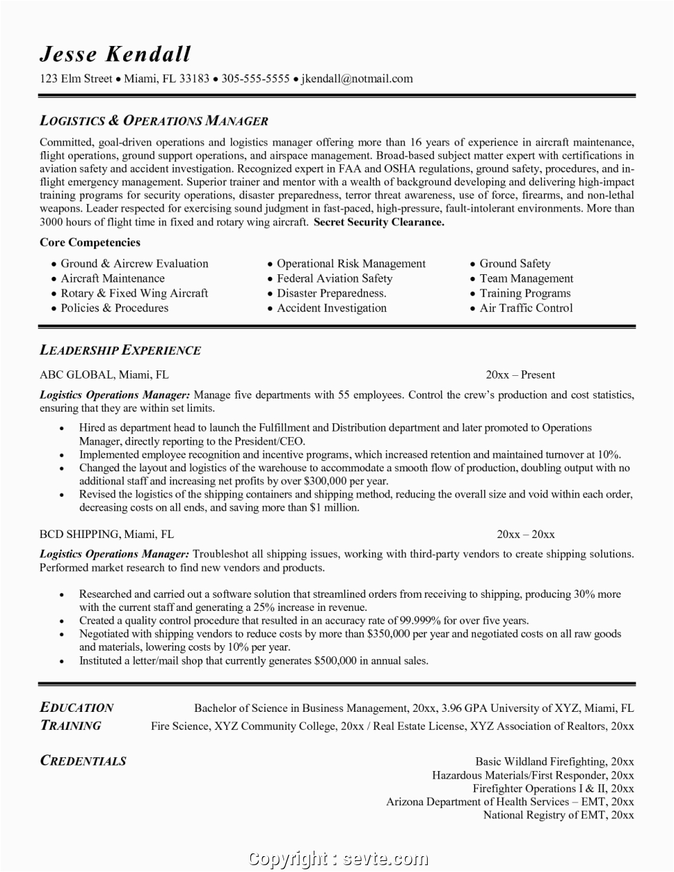 Sample Resume Of Logistics Supply Chain Manager Best Logistics Operations Manager Resume Example Logistics