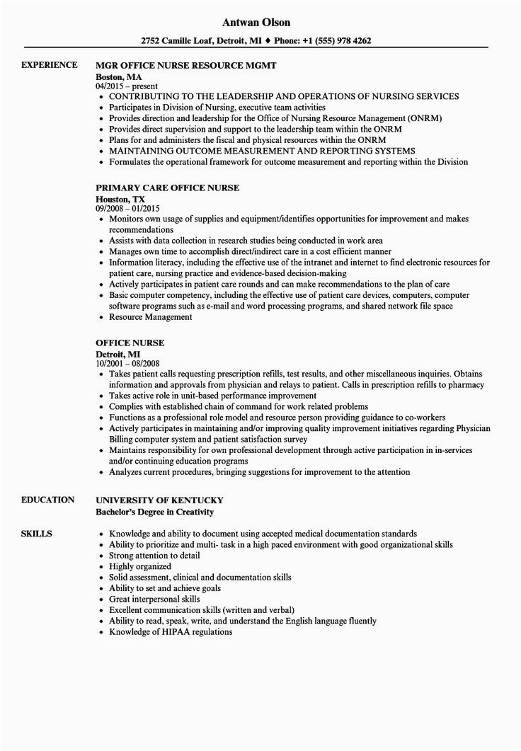 Sample Resume Of Staff Nurse with Job Description 23 Icu Nurse Job Description Resume In 2020