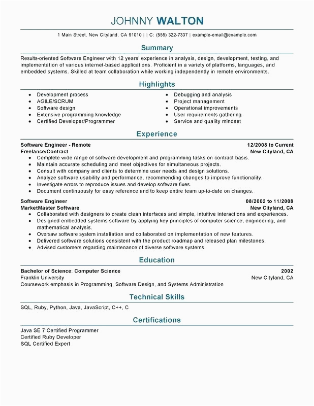 Sample Resume Summary for software Developer 9 10 software Developer Resume Summary southbeachcafesf