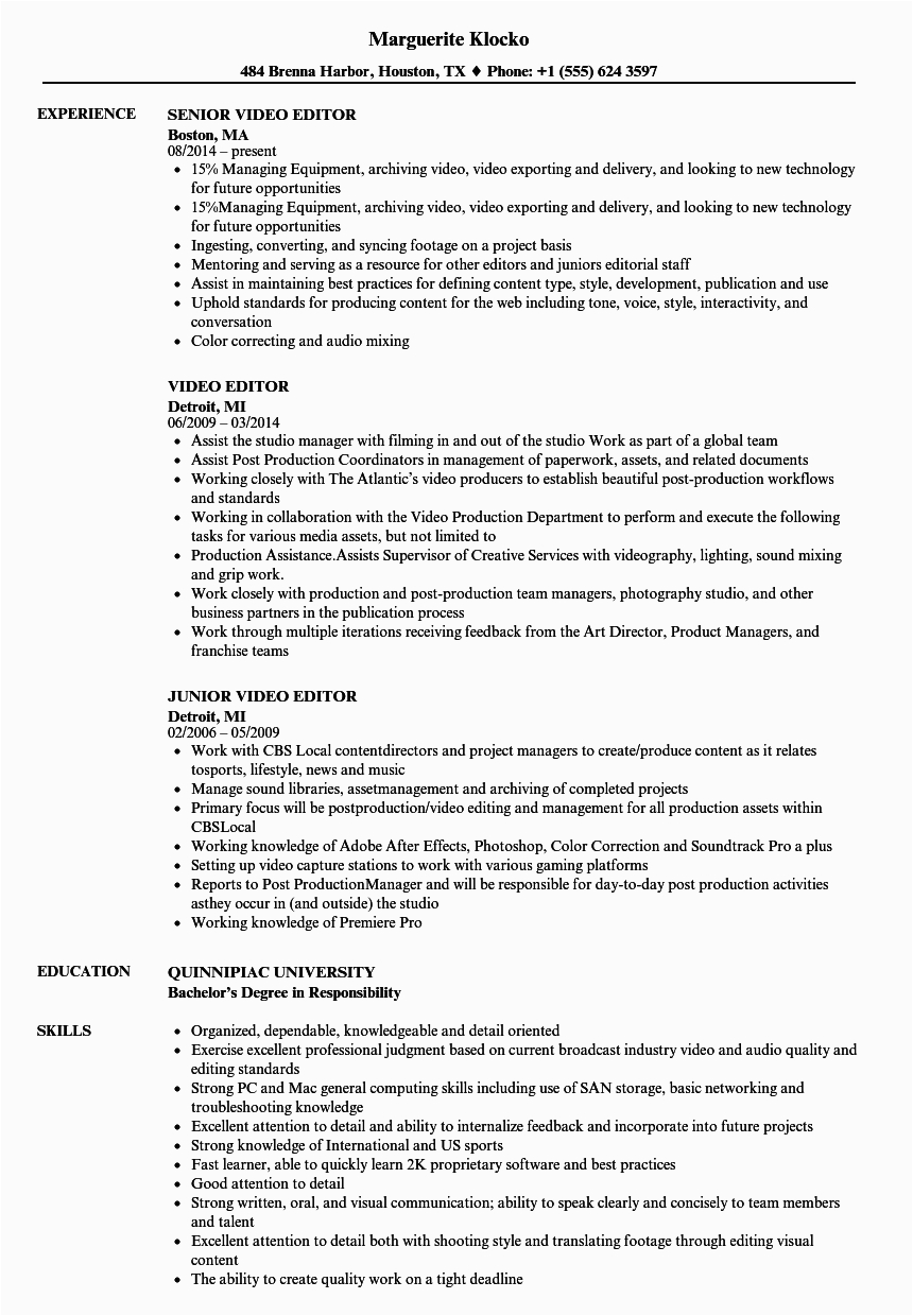 Sample Resume that Can Be Edited 10 How to Put Freelance Work On Resume Proposal Resume