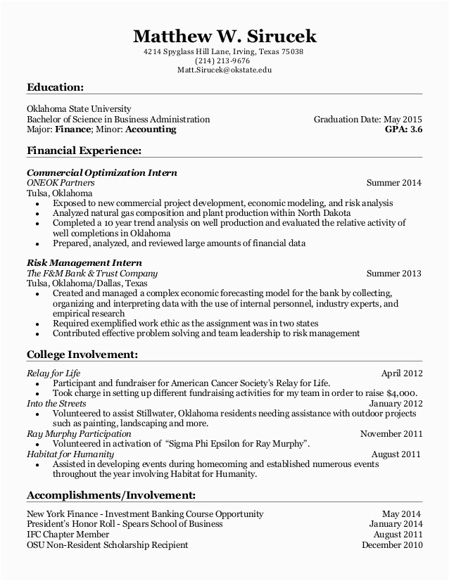Sample Resume that Can Be Edited Edited Resume for B 1